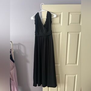 IMAN Green Pleated Halter Maxi Dress for Weddings